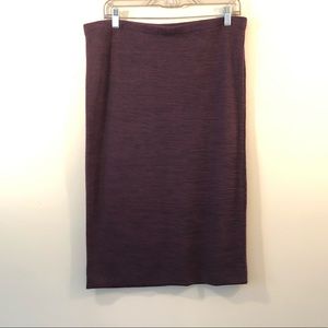 Express Plum pencil skirt